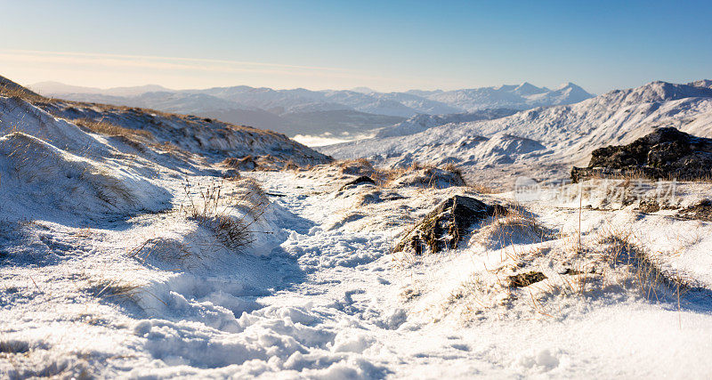 苏格兰高地的冬天