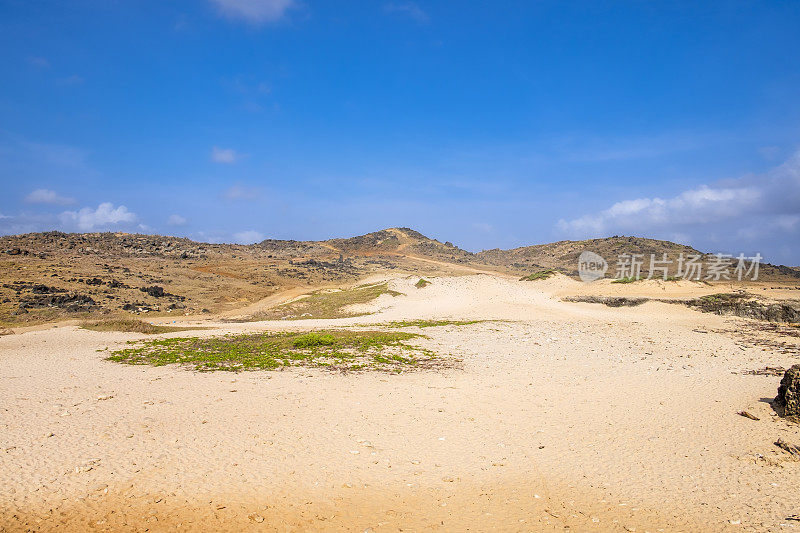 阿鲁巴岛，北部内陆景观