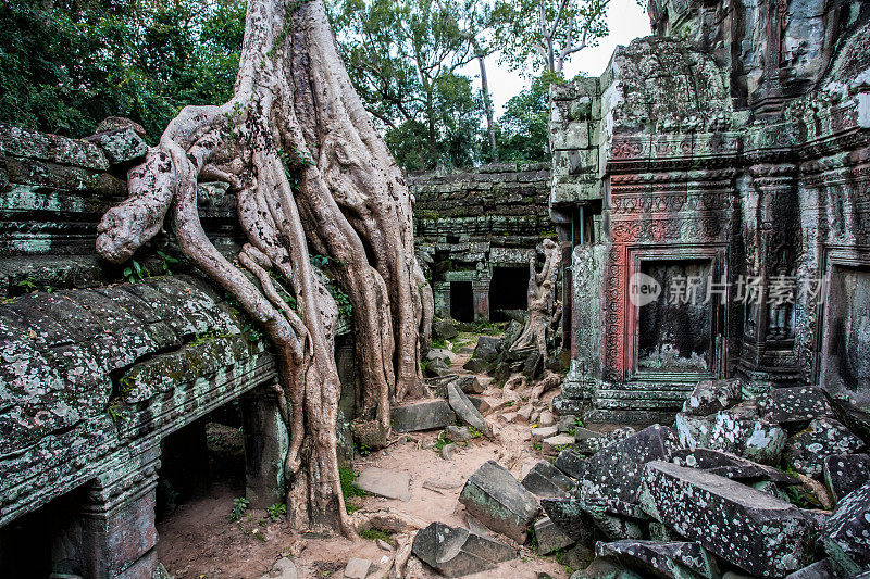 柬埔寨吴哥窟的庙宇