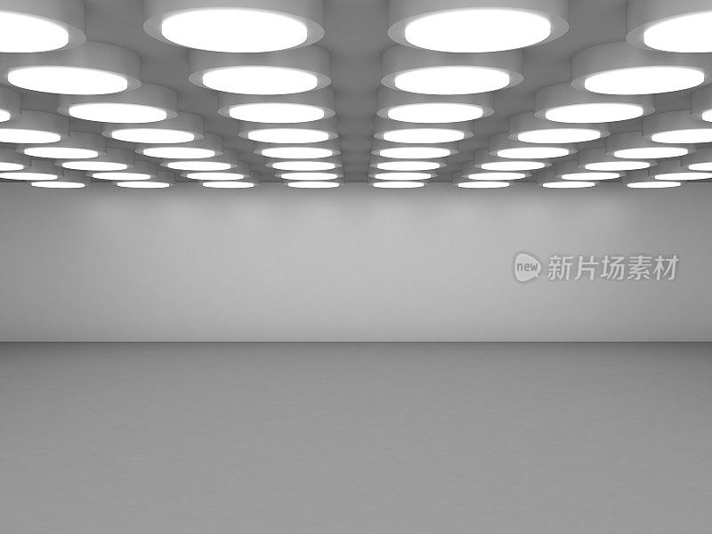 白色空旷明亮的房间