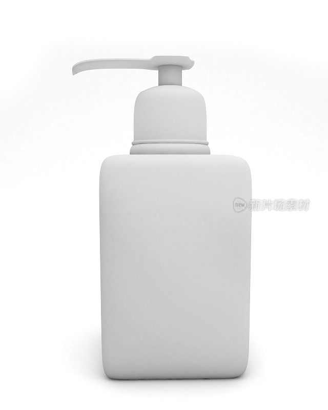 无标签的肥皂消毒剂分配器