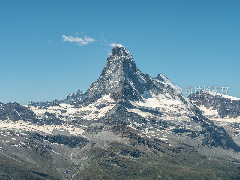 瑞士策马特著名的马特洪峰