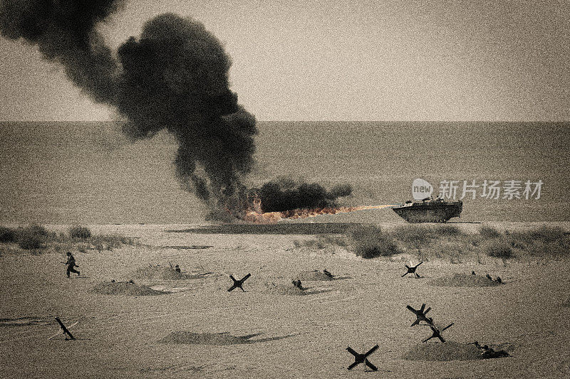 二战第一天奥马哈海滩之战