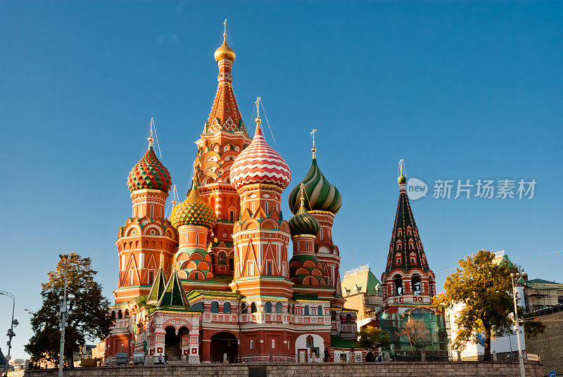 圣巴西尔大教堂，红场，莫斯科