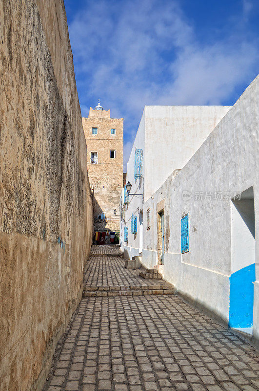 典型的阿拉伯风情街道