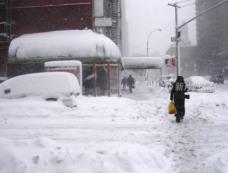 纽约暴雪