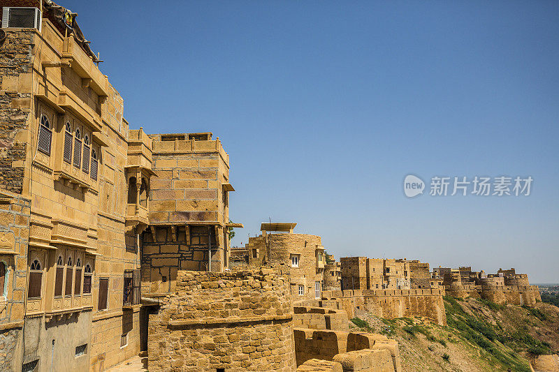 印度拉贾斯坦邦的Jaisalmer堡