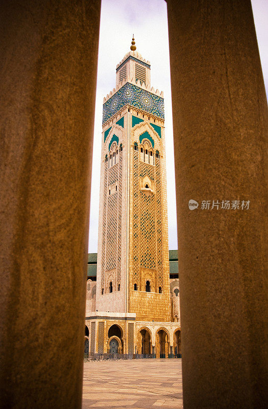 卡萨布兰卡哈桑二世清真寺尖塔
