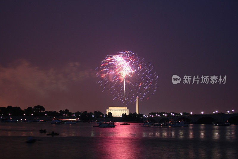 7月4日国家广场焰火表演