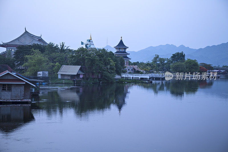 北碧桂河的晨景