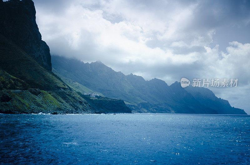 特内里费东海岸的海景