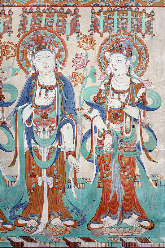 佛教壁画模式