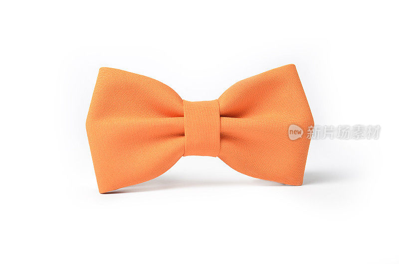 橙色的领结