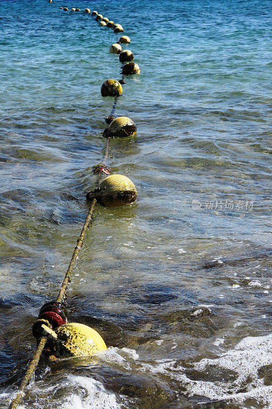 安全浮动线浮标浮动