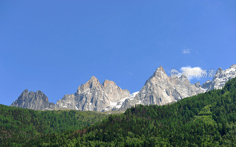 马西夫或勃朗峰地区