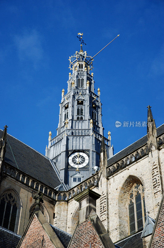 荷兰哈勒姆的钟楼