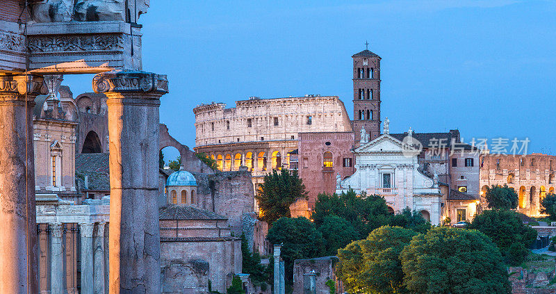 罗马黄昏论坛-罗马，意大利