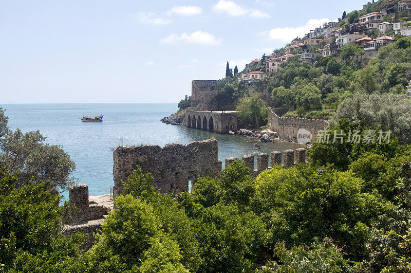 老城Alanya,土耳其