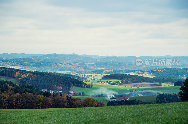奥地利的乡村景观
