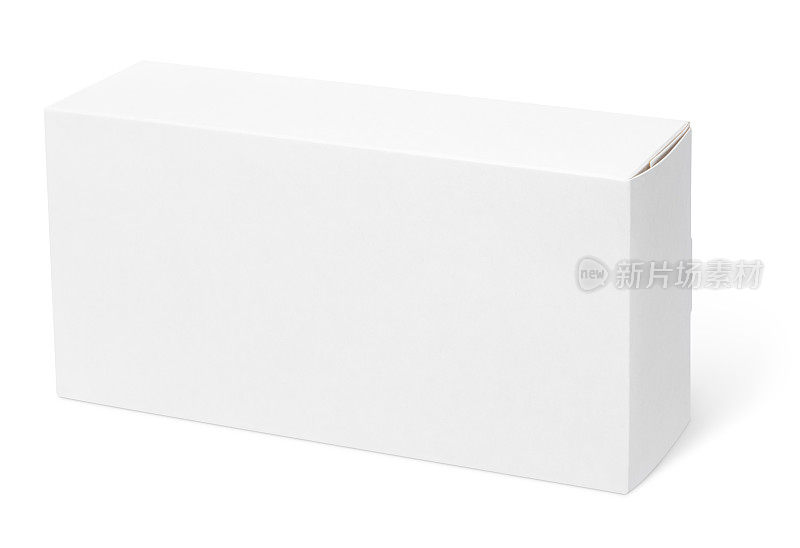 空白白纸板箱