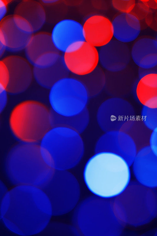 散焦灯光背景(蓝-红)-高分辨率5000万像素