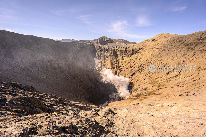 印度尼西亚的布罗莫火山口