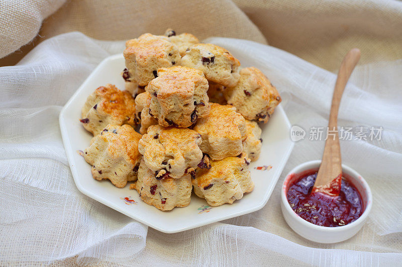 自制的烤饼饼干