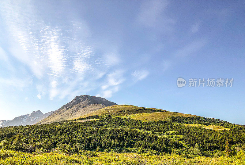 平顶-安克雷奇山脉，阿拉斯加