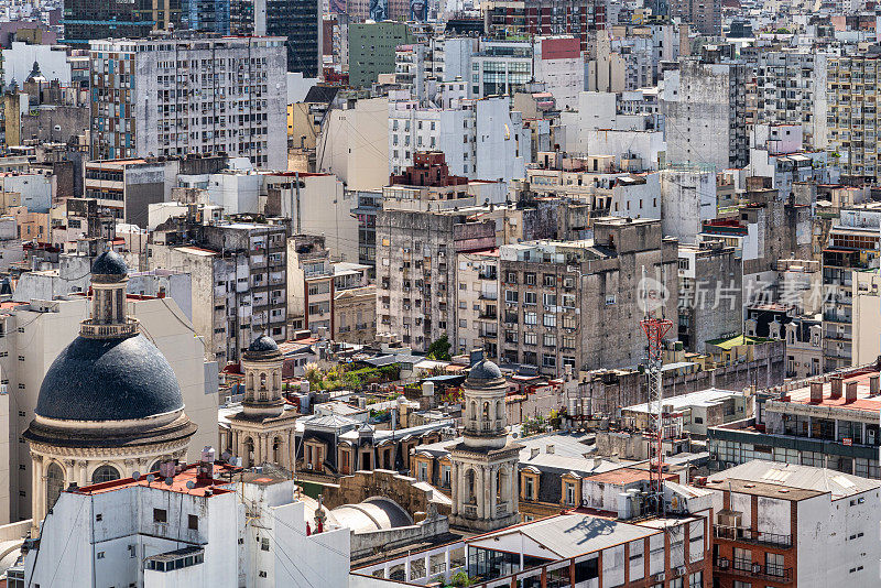 布宜诺斯艾利斯的天际线:充满活力的城市全景