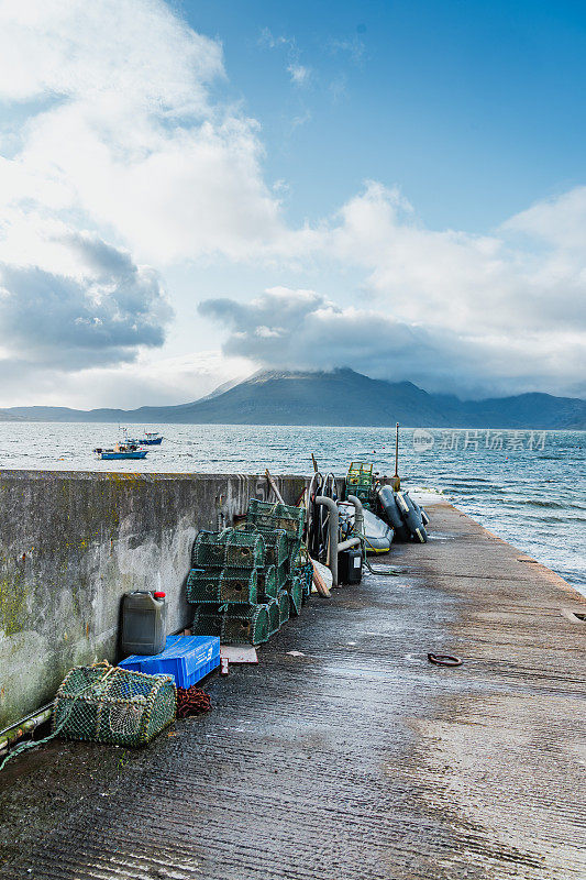 埃尔戈尔和科鲁斯克湖的海岸景观