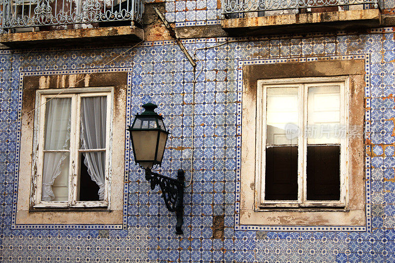 葡萄牙里斯本的老房子