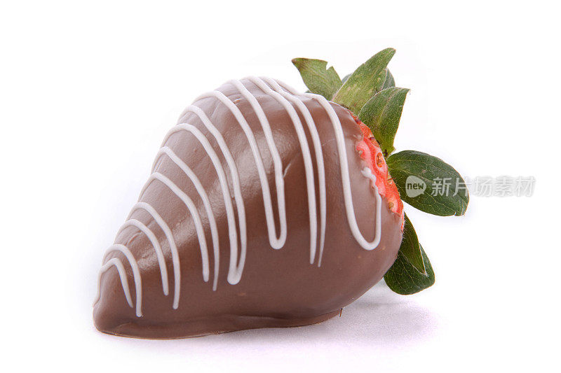草莓配巧克力