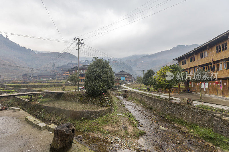 中国龙胜梯田村