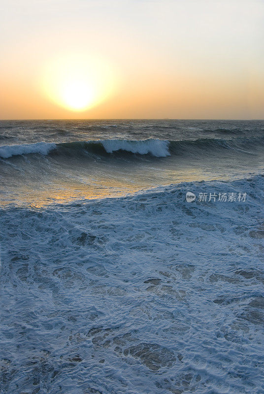 海滩上的日落