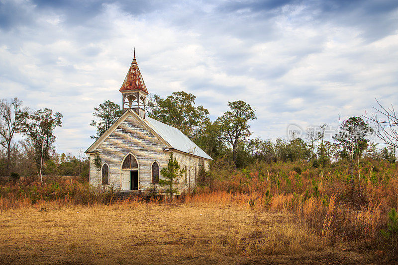 阿拉巴马州黑带被遗弃的长老会教堂