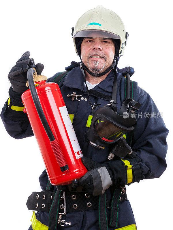 消防队员用灭火器