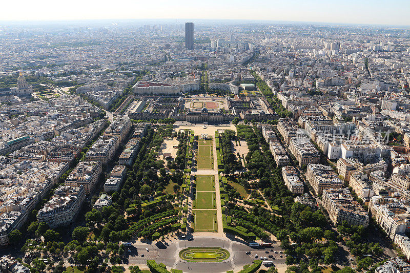 巴黎空中城市景观法国