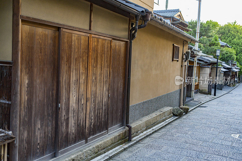 日本京都历史园区的古老小巷