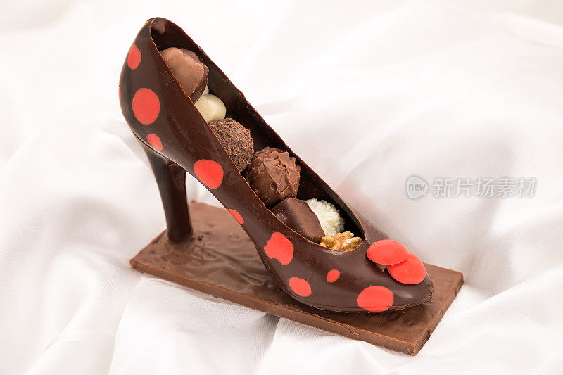 女士们巧克力鞋