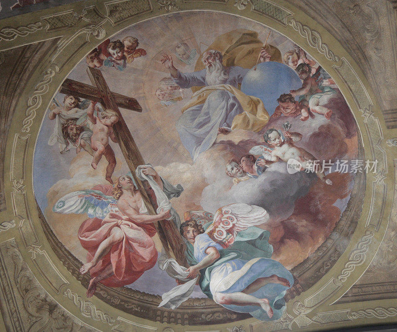 瑞士提契诺坎顿洛迦诺圣安东尼奥教堂壁画