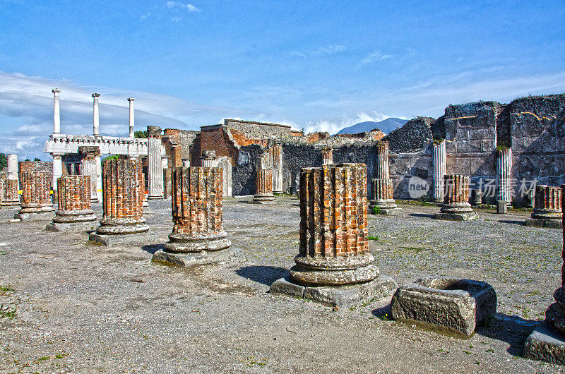 意大利庞贝阿波罗神庙遗址