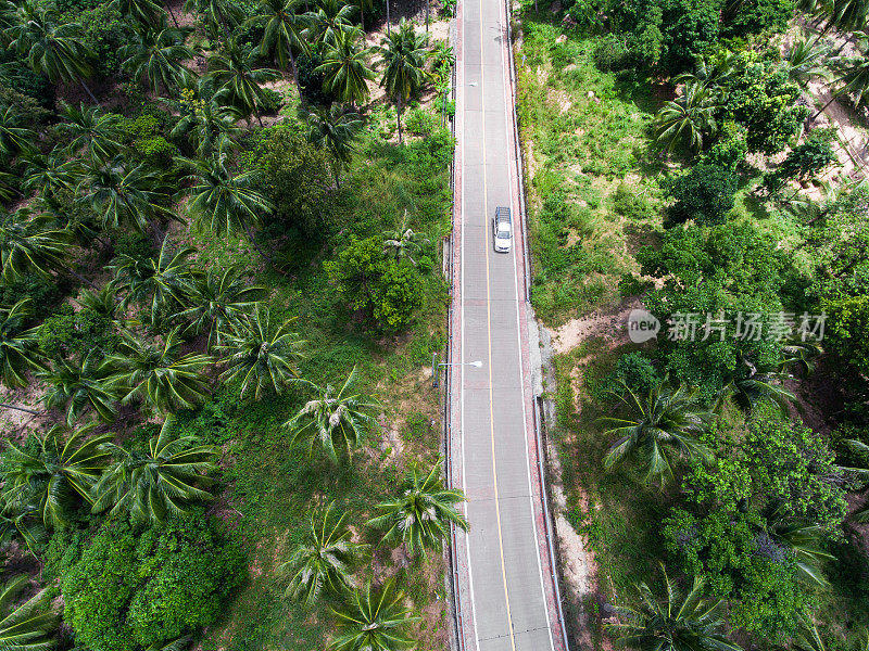 泰国的蜿蜒道路