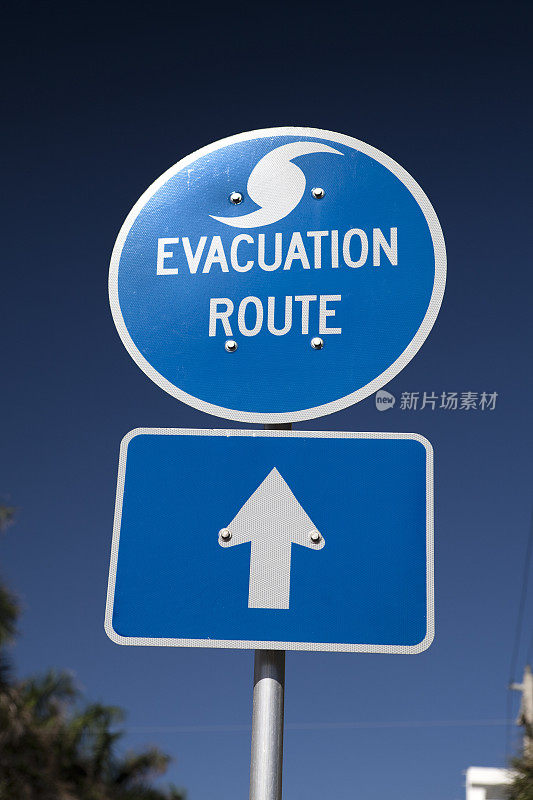 佛罗里达疏散路线标志