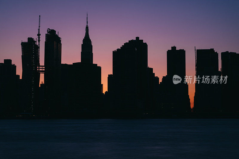 从东河看曼哈顿