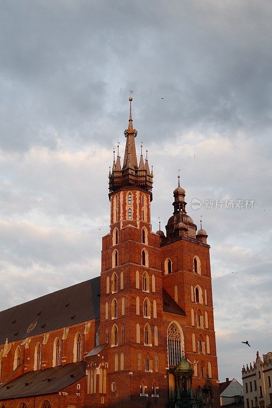 Kraków在晚上