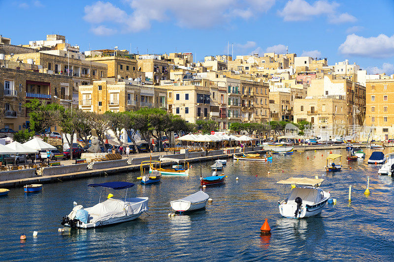 马耳他-地中海旅游目的地，海湾的Isla
