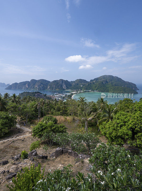 泰国皮皮岛鸟瞰图