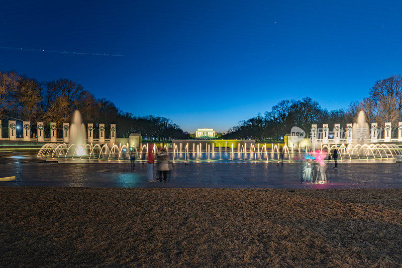 美国华盛顿特区的二战纪念碑