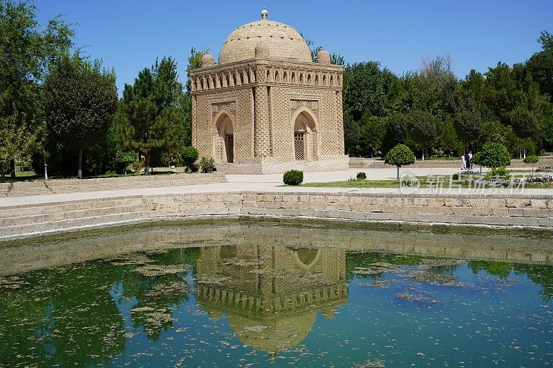 萨曼尼德陵墓伊斯梅尔索莫尼，布哈拉，乌兹别克斯坦