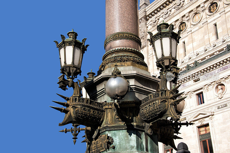 街灯，巴黎歌剧院